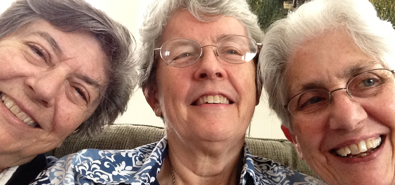 Ursuline Sisters Virginia Cirone, Mary Anne Holmes and Regina Marie Fronmüller