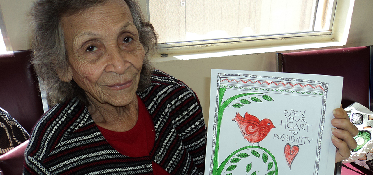 Woman at Laredo Senior Center
