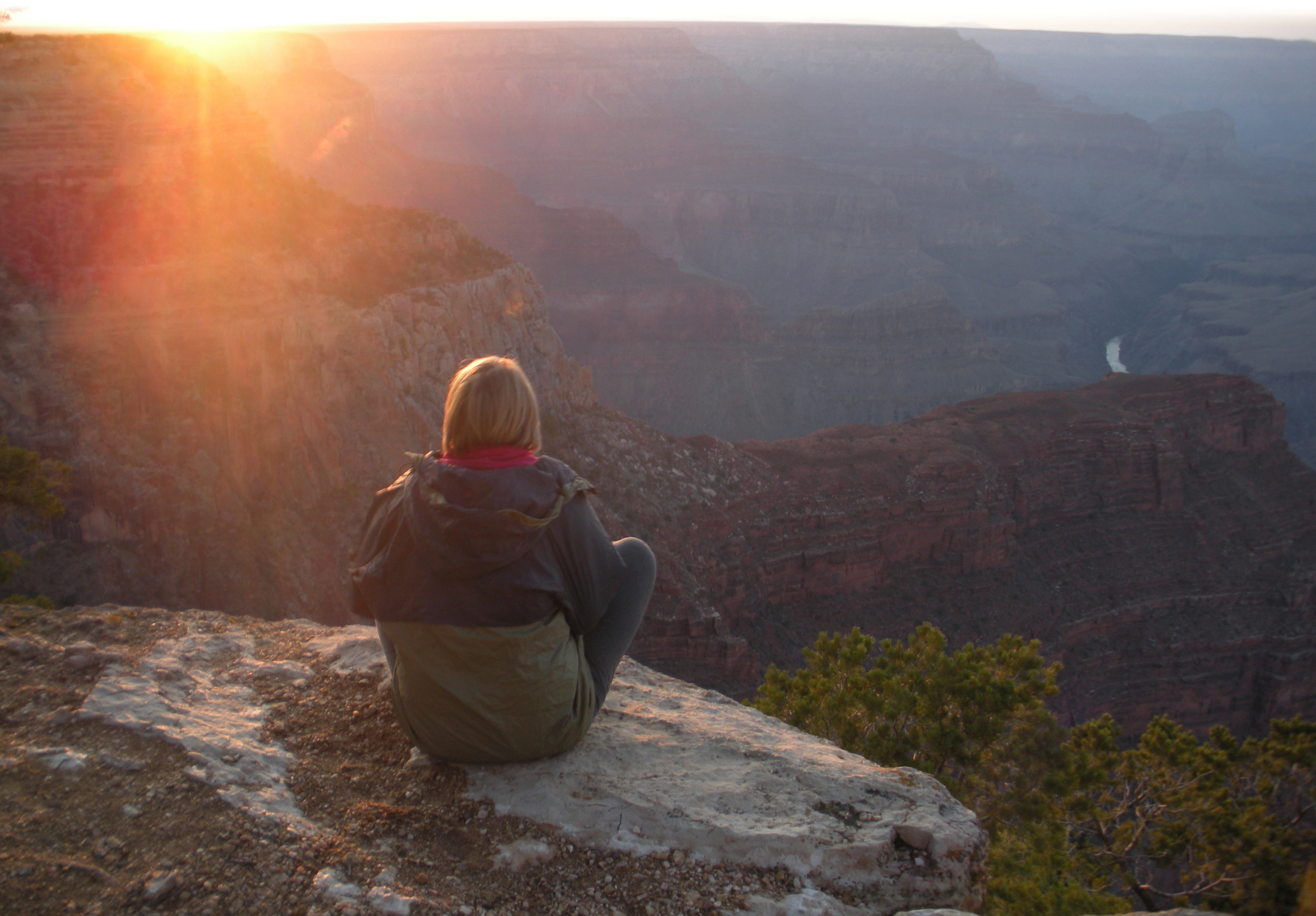 Girl on Mountain